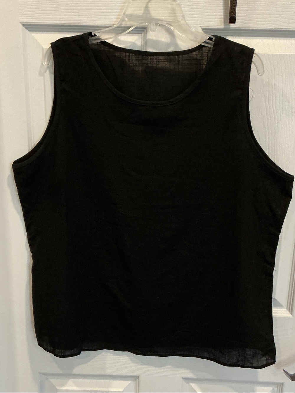 Classic Black Sleeveless Women's Top - Versatile Everyday Layer